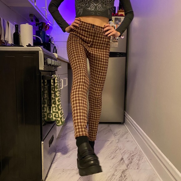 Free People Flannel Pants - Picture 1 of 8
